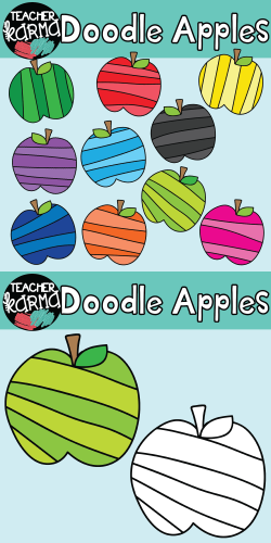 Doodle Apples | Classroom resources and Teacher pay teachers