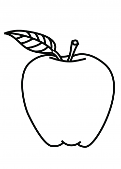 Simple Apple Drawing at GetDrawings.com | Free for personal use ...