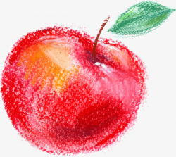 Hand Painted Red Apple, Hand, Watercolor, Playful PNG Image and ...