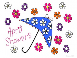 April Showers and Flowers Clip Art by Activities by Jill | TpT