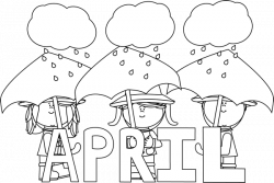Black and White Month of April Showers | April ☔️ | Abc ...