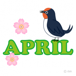 Free April Clipart image｜Free Cartoon & Clipart & Graphics [ii]