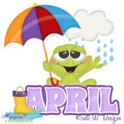 Free Month Clip Art | Month of April Rainbow Clip Art Image - the ...