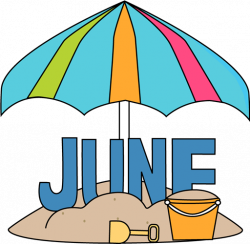 Free Month Clip Art | Month of June at the Beach Clip Art Image ...