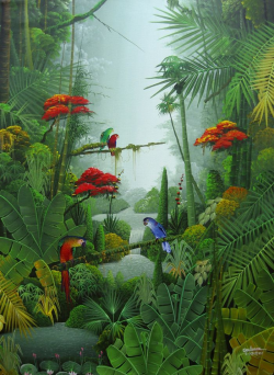 rainforest art by mahinui on celebrate National Rain Forest Week ...