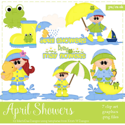 Spring Season Clip Art : Clip Art Designs, Commercial use products ...