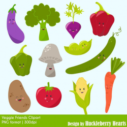 Vegetable Clipart Digital Vegetables Vegetable Graphics