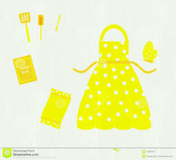 Cute Cooking Utensils Clipart Panda Free Images Apron Cookware ...