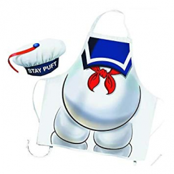 Amazon.com: GHOSTBUSTERS STAY PUFT APRON & CHEF HAT by Ghostbusters ...