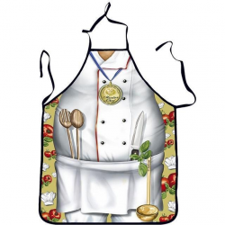 3D Funny Apron Police Chef's Kitchen For Dinner Party Cooking – My ...
