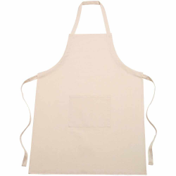 Promotional Natural 100% Cotton Aprons with Custom Logo for $4.30 Ea.