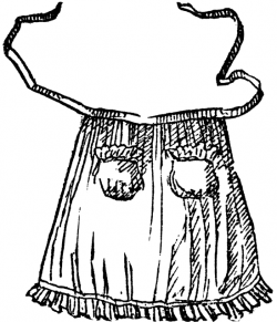 Apron Line Drawing at GetDrawings.com | Free for personal use Apron ...