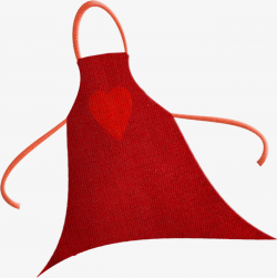Pretty Red Aprons, Red Apron, Pretty Apron, Apron PNG Image and ...