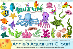 Annie's Aquarium Clipart ~ Illustrations ~ Creative Market