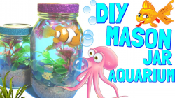 How to make an Aquarium In A Jar - Awesome Pinterest DiY Fun Craft ...