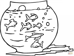 Fish Tank coloring page | Free Printable Coloring Pages