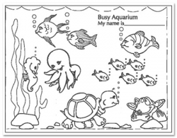 Fish tank coloring page fancy fish tank coloring page 33 with ...