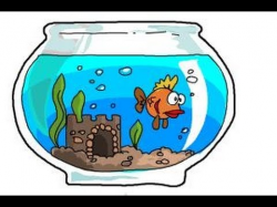 How to draw aquarium - YouTube
