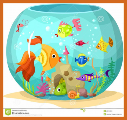 Unbelievable Fish Tank Illustration Pop Up Book Of Aquarium Clipart ...