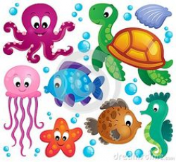 Aquarium with fish cartoon vector set 07 | Clipart Patterns ...