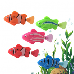 Baby Swimming Accessories Robofish Baby Bath Toy Piscine Water Fish ...