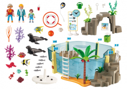 Aquarium / Playmobil / 9060 / Water Pool / Play Sets / Building Toys ...