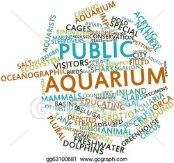 Stock Illustration - Public aquarium. Clipart Illustrations ...