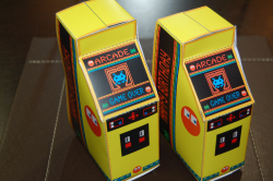 Personalized PRINTABLE Retro Arcade Machine Party Favor Box (size ...