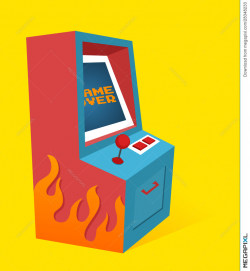 Arcade Game Machine Illustration 28348233 - Megapixl