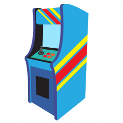 ARCADE CLIPART - Arcade game icons - Pinball