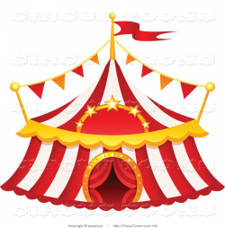 circus pictures clip art | Circus Clipart of a Red and White ...