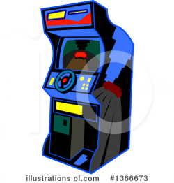 Arcade Clipart #1366673 - Illustration by Clip Art Mascots