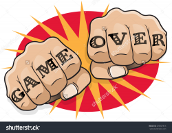 Game over cartoon clipart