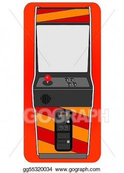 EPS Vector - Classic arcade cabinet. Stock Clipart ...