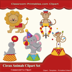Circus Animals Clip Art Clipart | ц и р к клоуны... | Pinterest ...