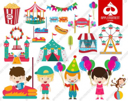 Carnival Kids Digital Clipart for Personal and Commercial Use ...