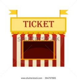 stock-vector-woman-selling-ticket-at-the-booth-illustration ...