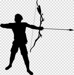 Archery Silhouette , archer transparent background PNG ...