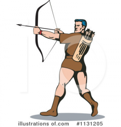 Archery Clipart #1131205 - Illustration by patrimonio