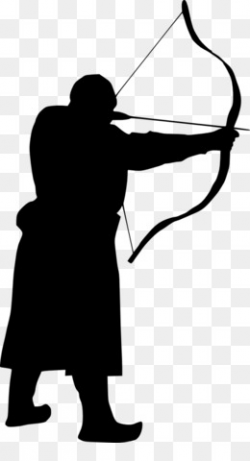 Crossbow Hunting Silhouette Clip art - archer png download - 1280 ...