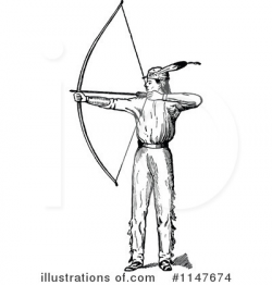 Archery Clipart #1147674 - Illustration by Prawny Vintage