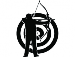 Archery Logo 3 Sports Game Arrow Range Practice Competition