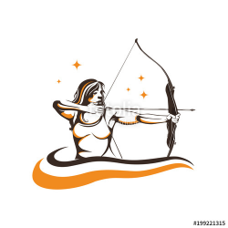 Archer Mascot Template, Traditional Archery Logo, Archery Wallpaper ...