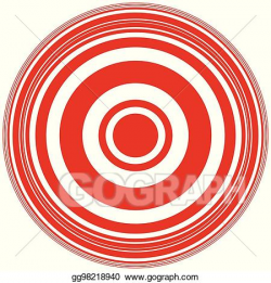 Vector Stock - Concentric circles abstract circular pattern ...