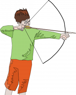 Clipart - Abstract Archer