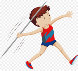 Javelin throw Athlete Illustration - Javelin at the Games png ...