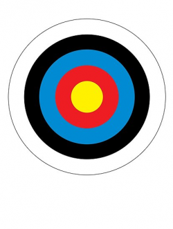 Bulls Eye, Archery, Target, Roundel, Shooting, Hit, Mod, on White ...