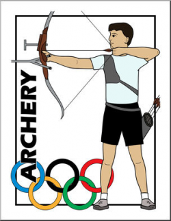 Phenomenal Archery Clipart Clip Art Summer Olympics Event ...