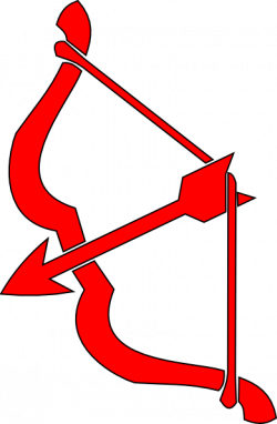 Red Bow N Arrow Clip Art at Clker.com - vector clip art online ...