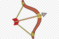 Bow and arrow Archery Clip art - Bow And Arrowcartoon Image png ...